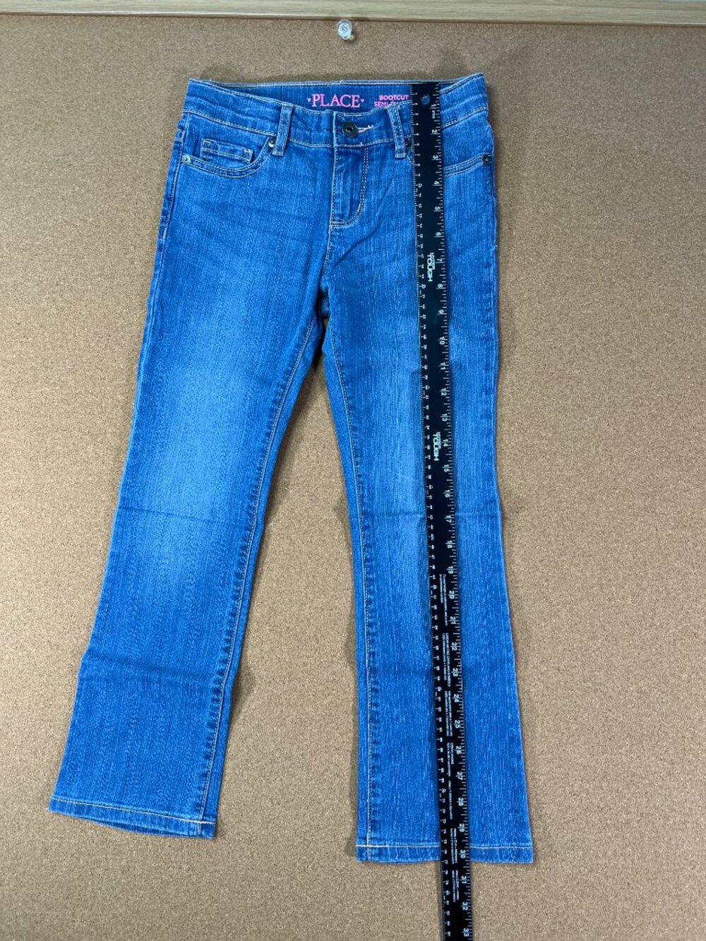 The Children's Place Girls Jeans Bootcut with Waist Adjustment Size 8 NWT